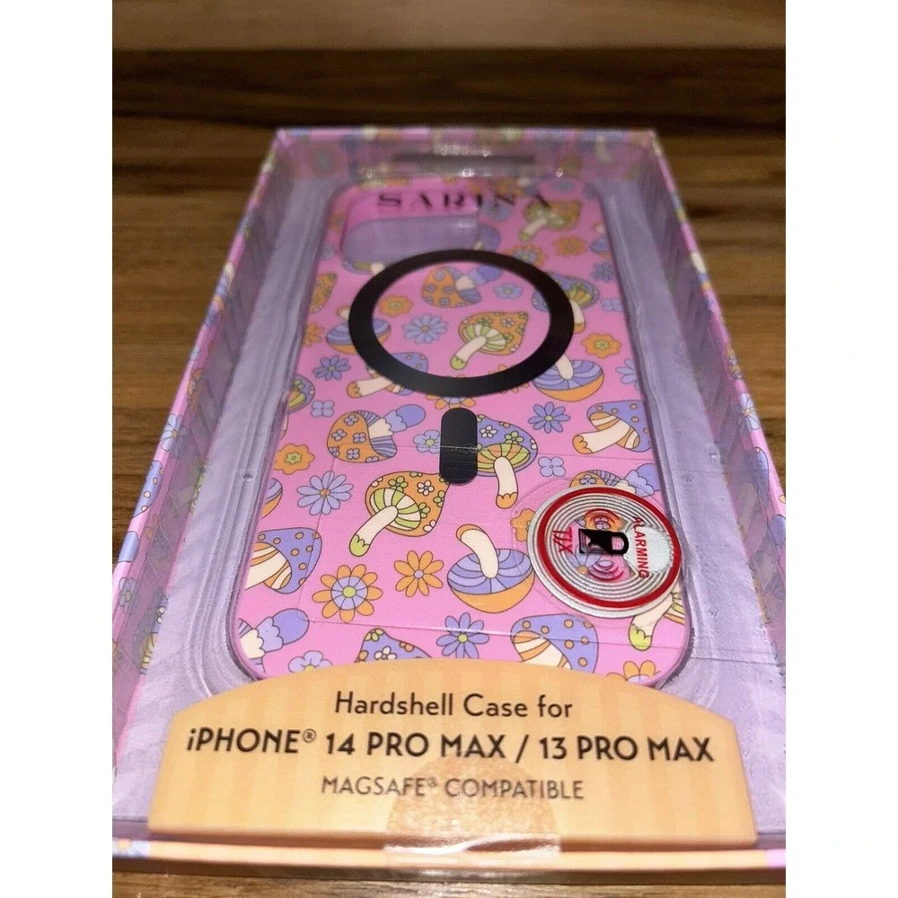 SARINA Hardshell iPhone 14 Pro Max/13 Pro‎ Max Mushroom Phone Case